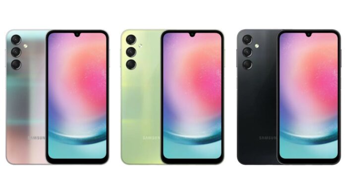 Galaxy a24 leaked renders