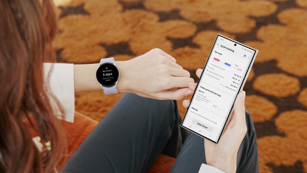 Galaxy watch5 menstrual cycle tracking