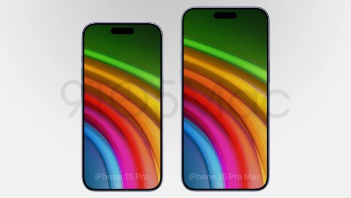 Iphone 15 pro front CAD renders