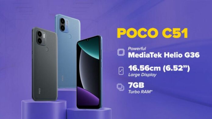 Poco C51 launched in India