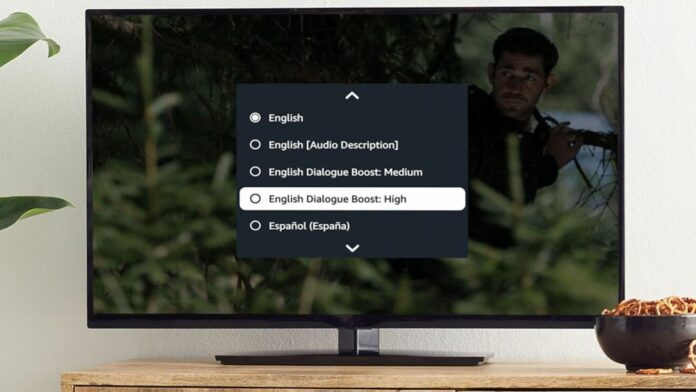 Amazon Prime video dialogue boost