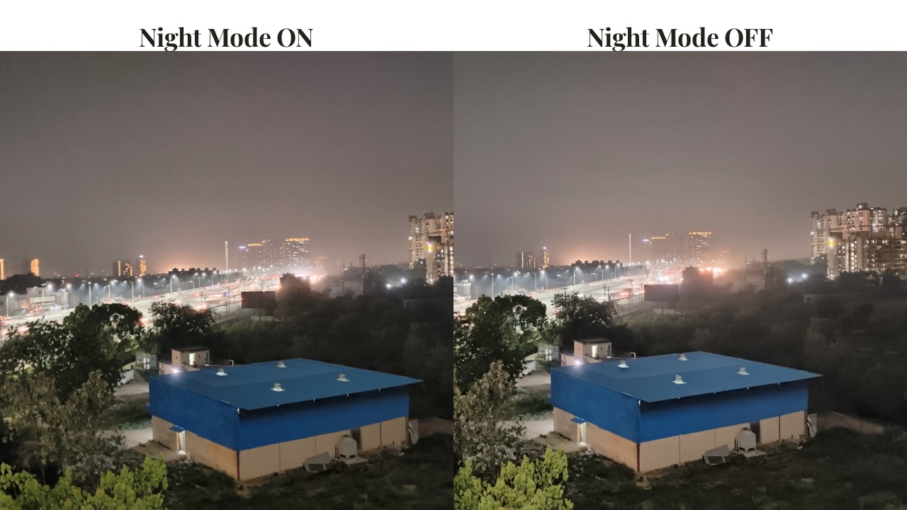 Vivo T2 5G night shot