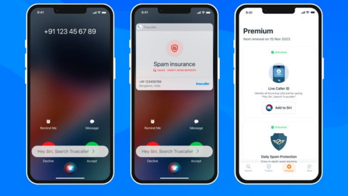 Truecaller Live caller Id on iPhone