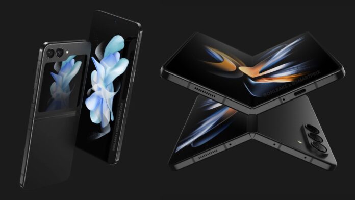 Galaxy z flip 5 renders