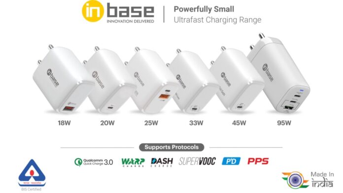Inbase 7 new chargers