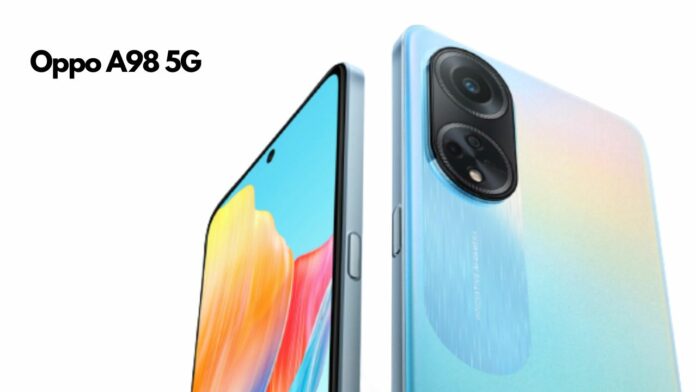 Oppo A98 5G blue