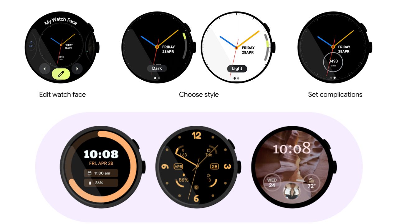 Watch face format