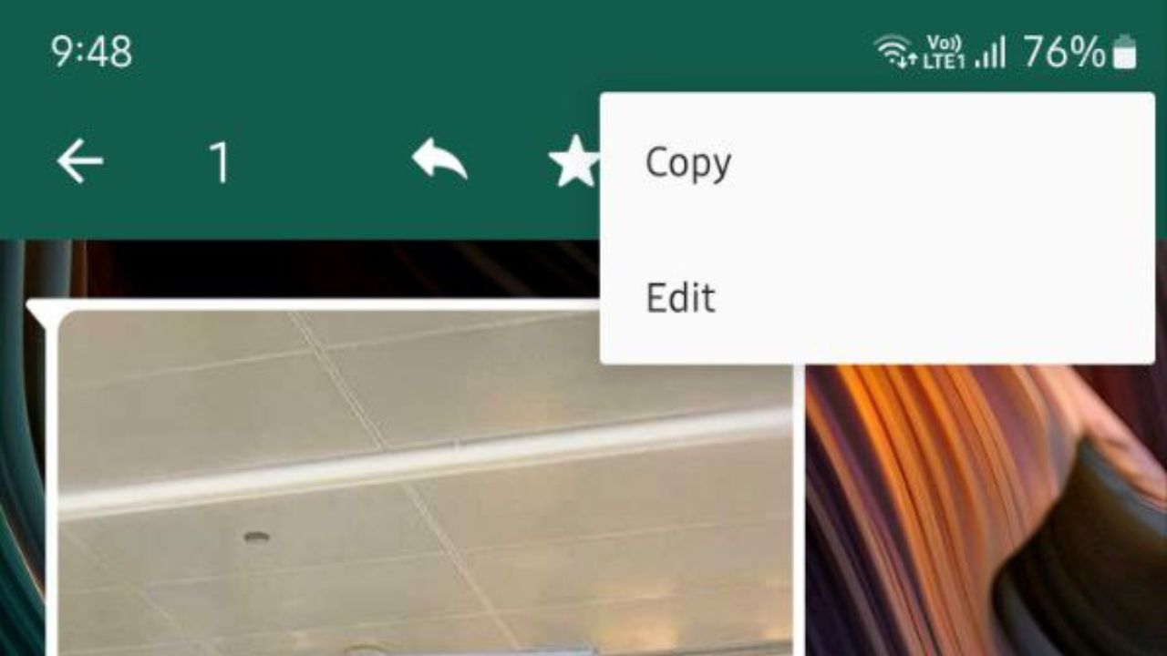 WhatsApp Edit feature