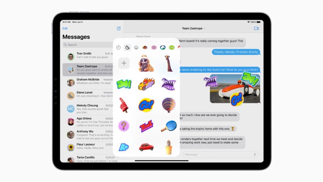 Ipados iMessage updates