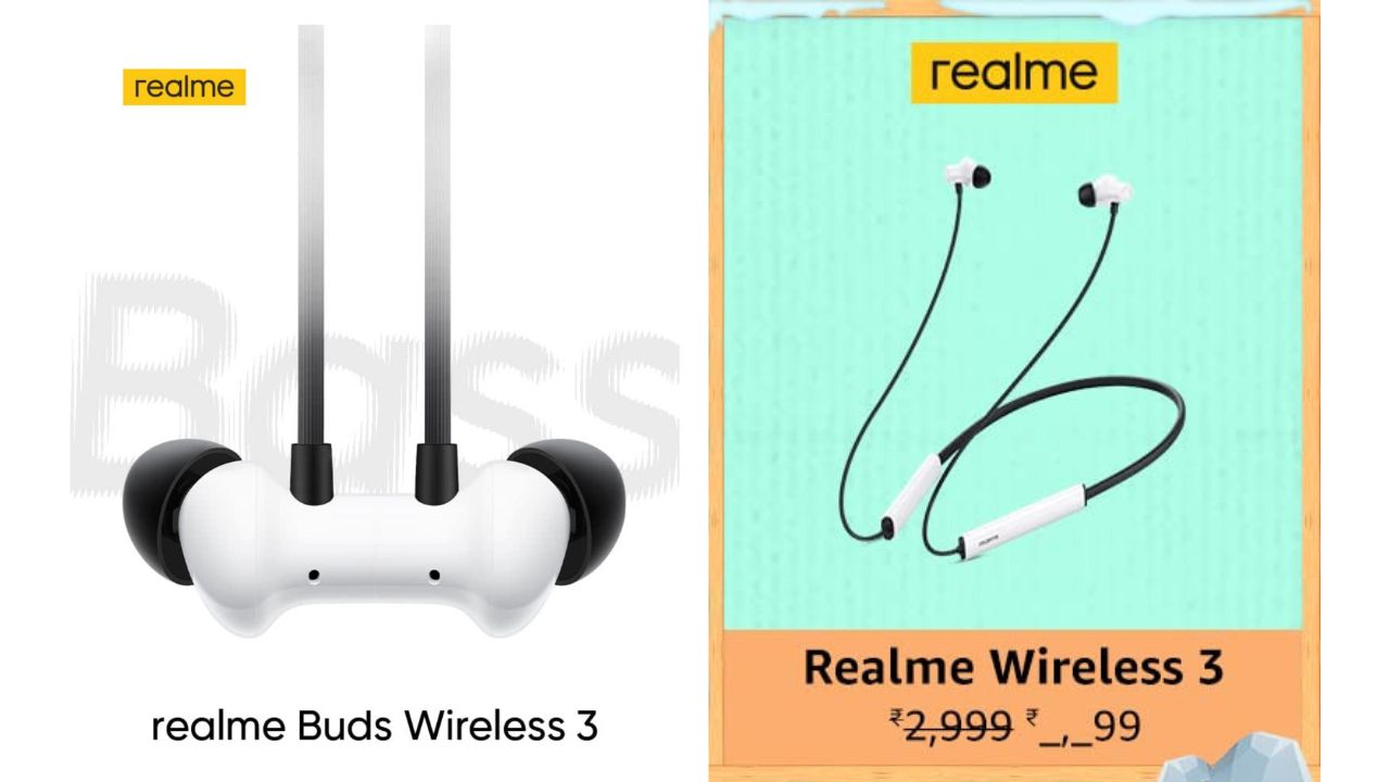 Realme Buds wireless 3 teaser
