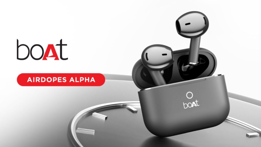 BoAt Airdopes Alpha TWS launched in India Know Price, Specs