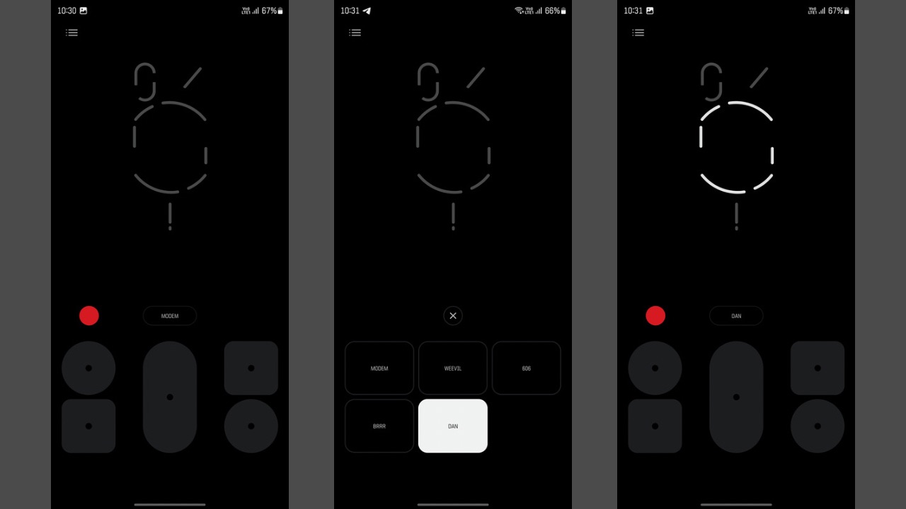 Galaxy S23 Ultra with Glyph composer