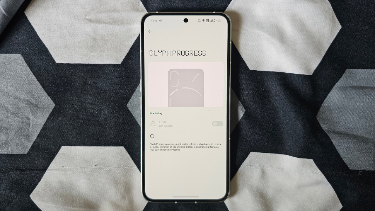 Glyph progress third party