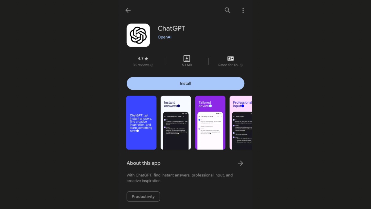 How to download ChatGPT on Android