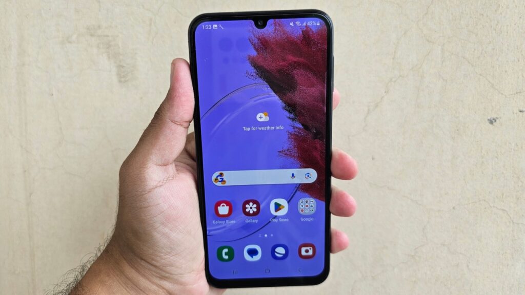 Galaxy M34 5G display