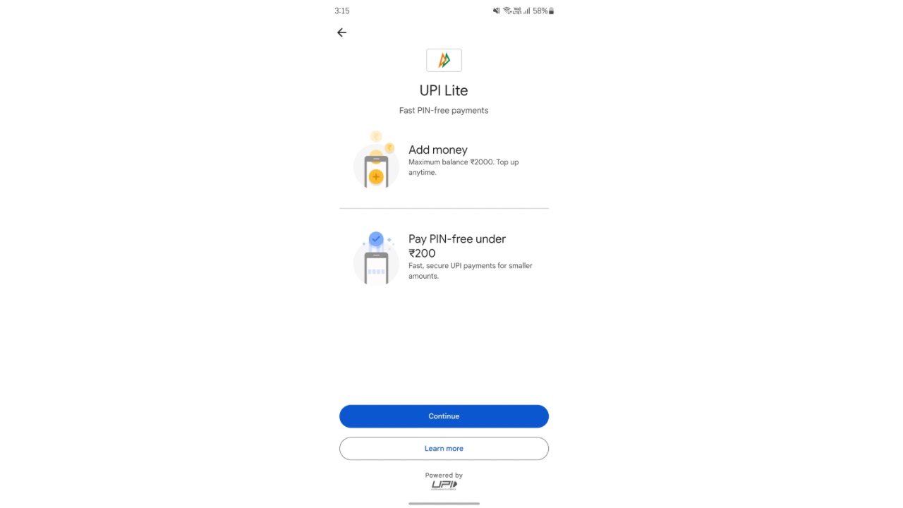 Google Pay payments without UPI Pin