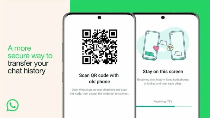 WhatsApp QR Code chats transfer