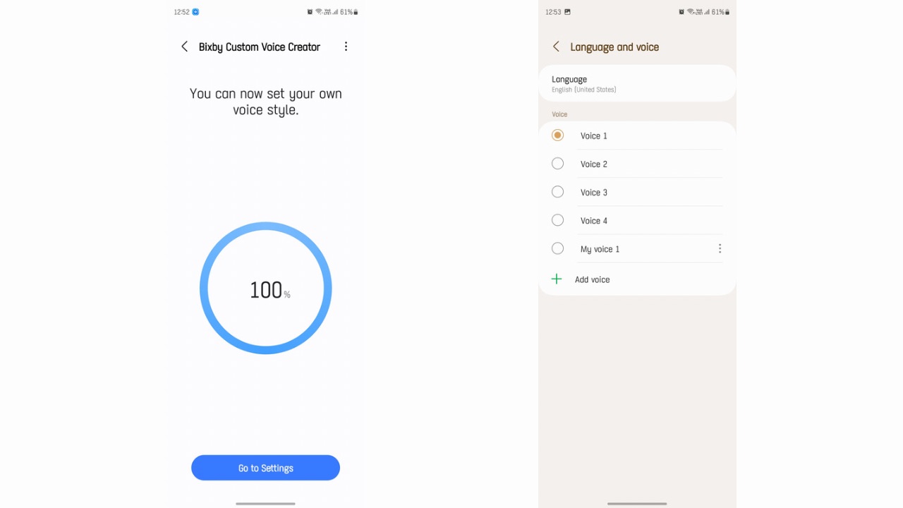 Bixby voice creator steps