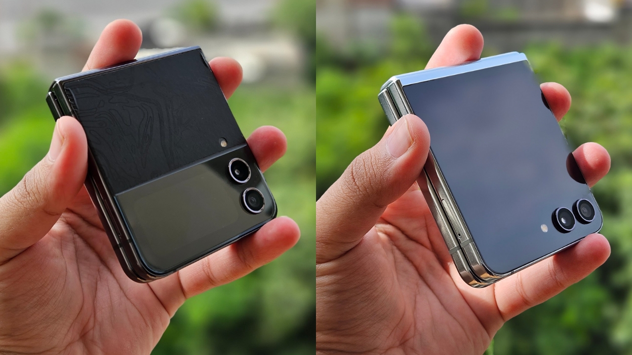 Flip 5 cover screen vs flip 4 cover screen