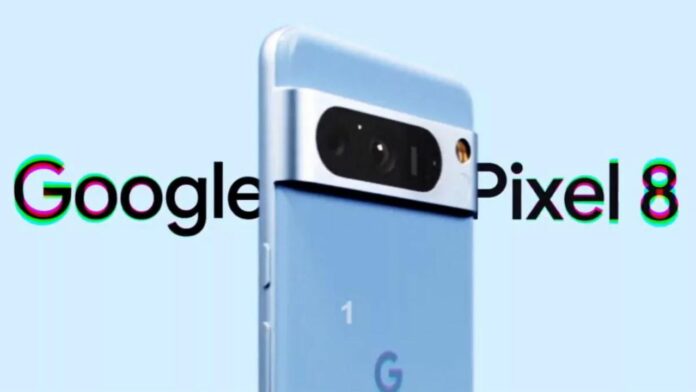 Google pixel 8 blue