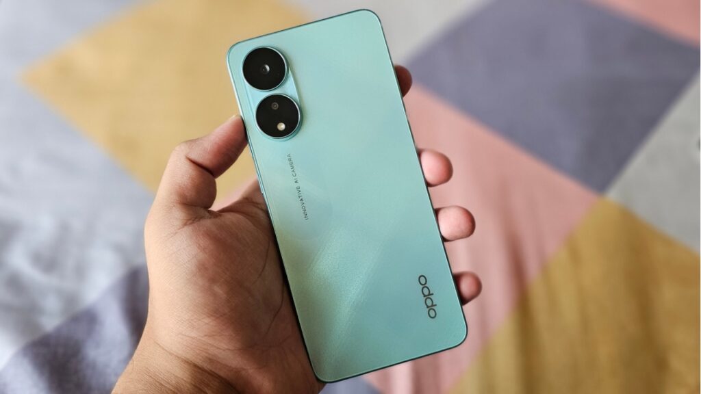 Oppo A78 in-hand
