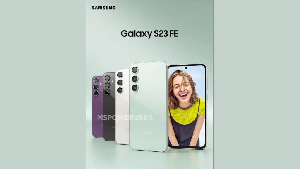 Galaxy S23 fe colours leaked