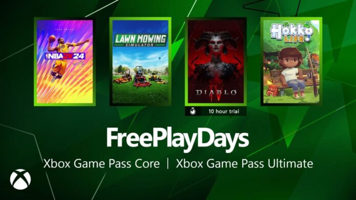 Xbox free play days