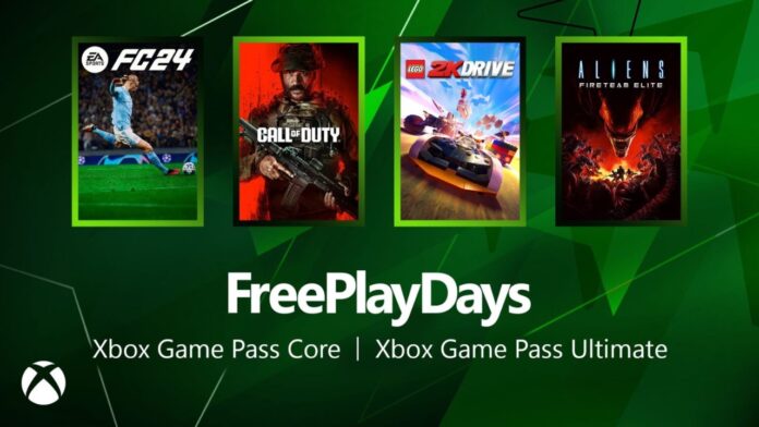 EA sports fc 24 xbox free play days