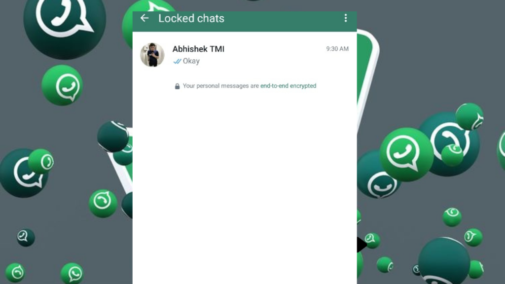 access locked chat folder whatsapp