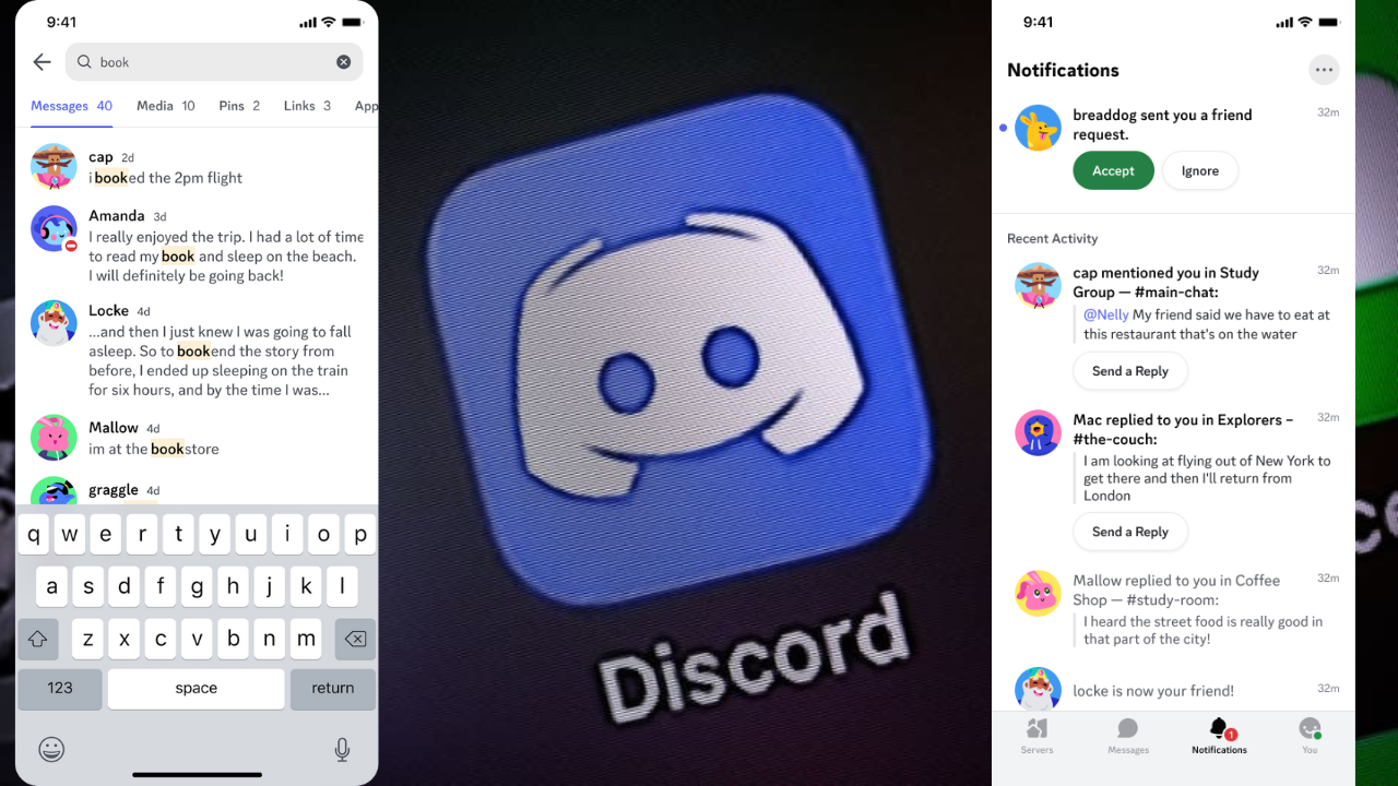how to add another account on discord mobile app