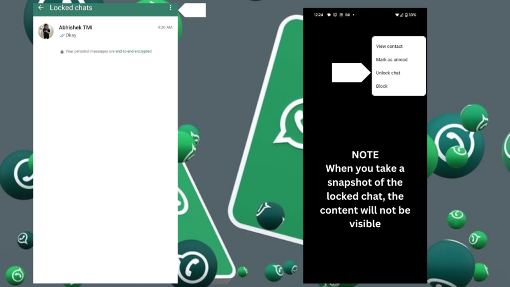 unlock chat in whatsapp