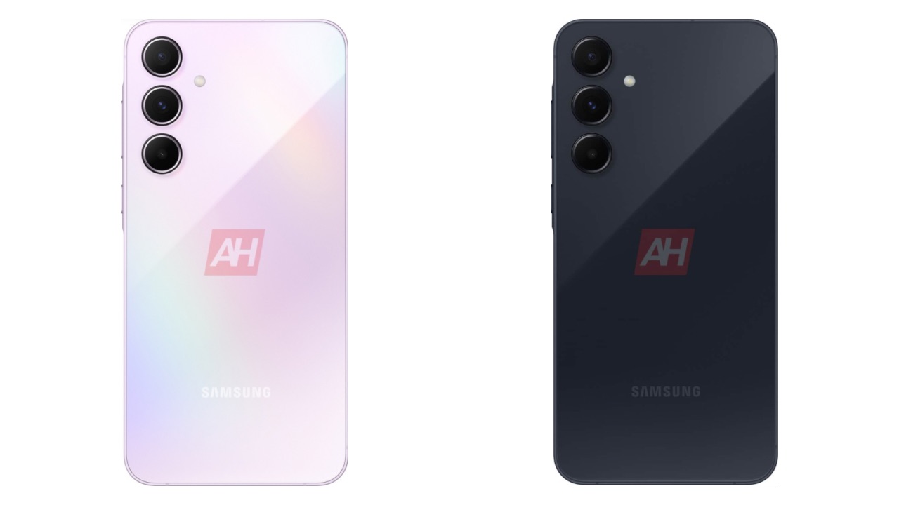 Galaxy a55 renders