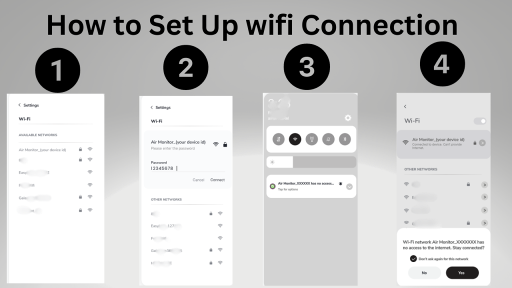 How to set up wifi on Prana Air Pocket PM2.5 