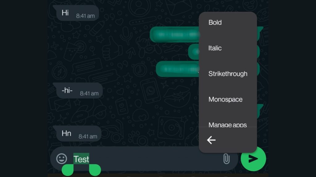 How To Do Text Formatting In WhatsApp?