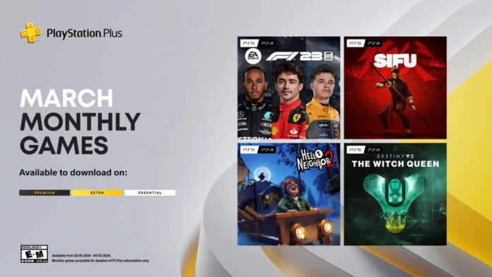 Ps plus march 2024 Games