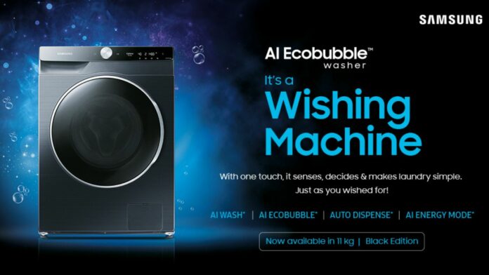 Samsung ai ecobubble washing machine