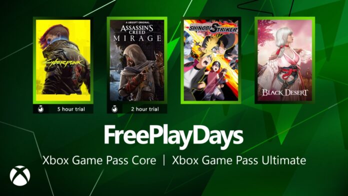 Xbox free play days cyberpunk 2077