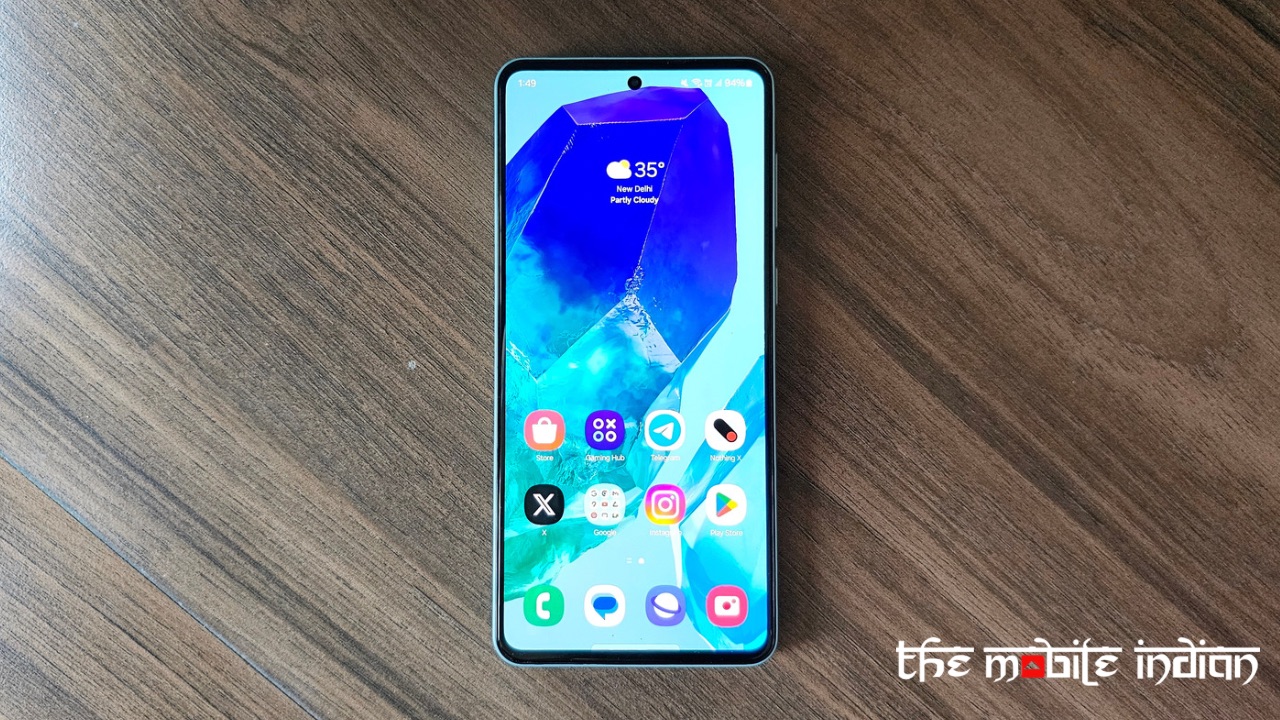 Galaxy m55 display review