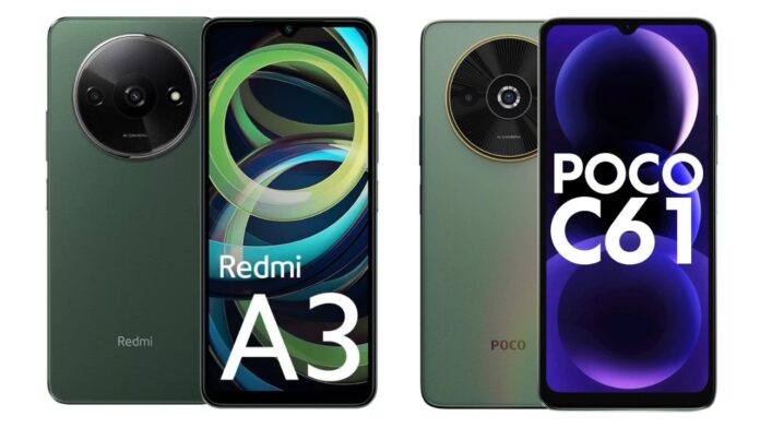 Poco c61-redmi a3