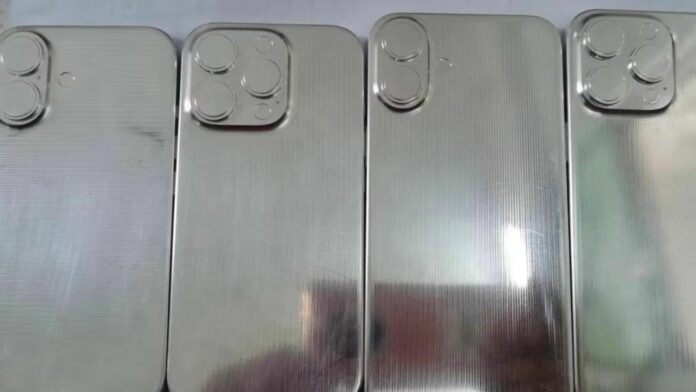 iPhone 16 dummy units with capture button