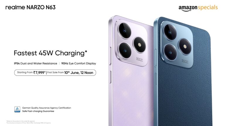Realme Narzo N63 Debuts In India