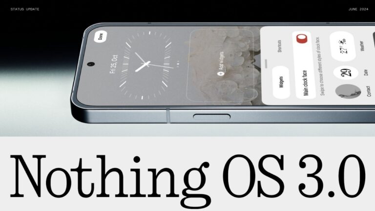 Nothing OS 3.0 Coming In September, Lock Screen Customisation Confirmed