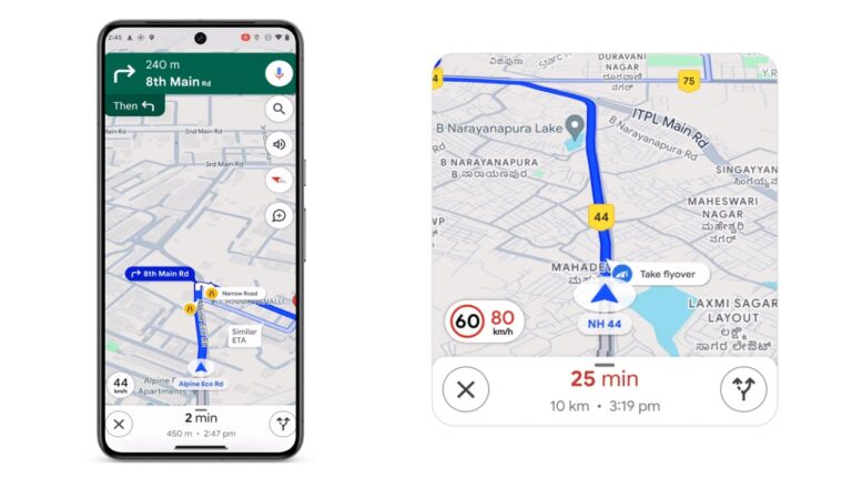 Google Maps in India Get AI Features, Flyover Indication, and More