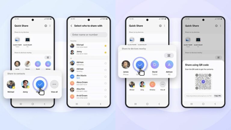 Samsung Increases Daily File-Sharing Limit to 10GB Via Quick Share