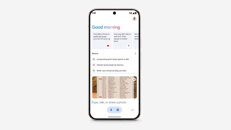 Google Calendar Extension in Gemini Now Rolling Out
