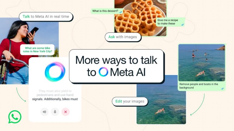 Voice Input Support for Meta AI in WhatsApp Announced Alongside Other New Features