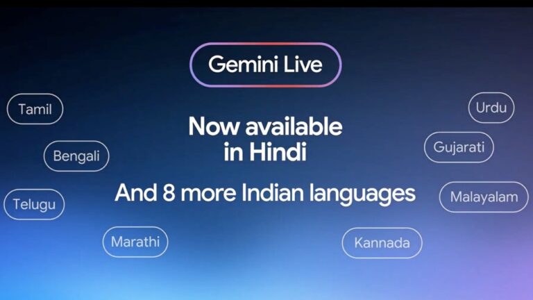 Google for India 2024: Gemini Live to Roll Out in Hindi, and Other Major Announcements