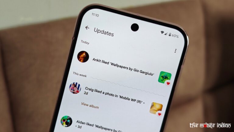 Google Photos gets New Feature: Updates Page