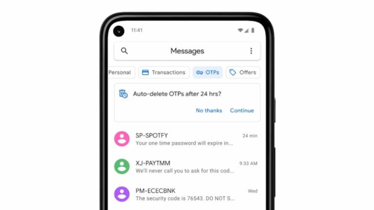 How to Enable ‘Auto-Delete OTP Messages After 24 Hours’ in Android Phones?