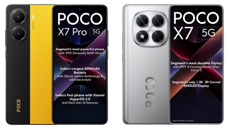 Poco X7 Pro 5G, Poco X7 5G launched in India: Who Do They Compete With?